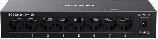 Tenda TEG2208D Gestionat L2 Switch cu 8 Porturi Gigabit (1Gbps) Ethernet