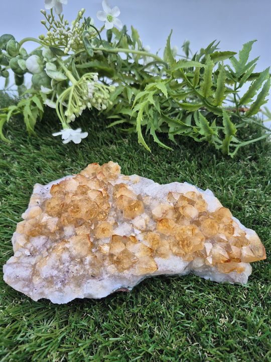 Complex Citrin – Piatră Naturală Brută Prosperitate și Energie Pozitivă
