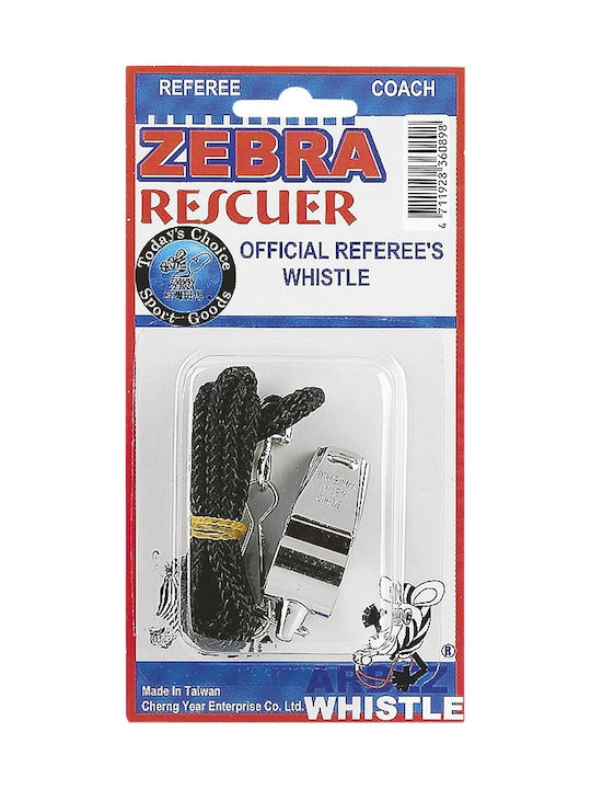 Zebra Свирка Обикновена Метална С Връзка