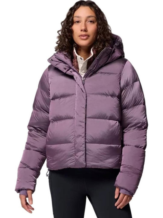 Γυναικείο Puffer Μπουφάν Αδιάβροχο για Χειμώνα Fig