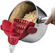 Silicone Colander Pasta 23x12.5cm 1pcs