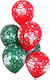 Set 16 Luftballons Latex Rote 25cm