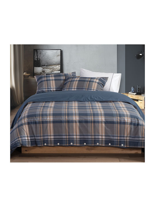 Nef-Nef Homeware Сет Чаршафи Двойни 200x270см. Nautica Деним 4бр