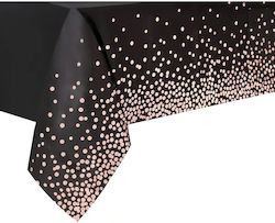 Tischdecke Flippy Made Peva Pink Punkte Druck 137 X 274 Cm Wasserdicht Fleckenresistent Schnelle Reinigung Schwarz
