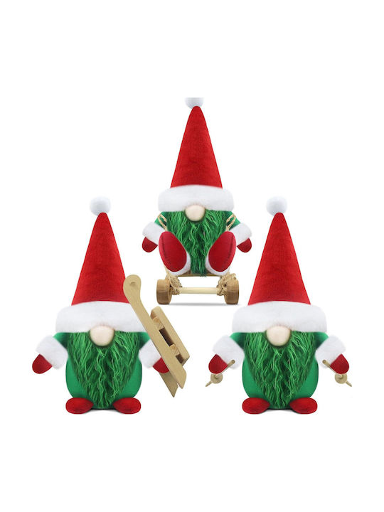 Weihnachtsfiguren Weihnachtsdekoration Elf 3 Stücke 17x10x7cm