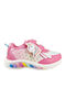 Încălțăminte sport Joasa pentru copii cu luminite Fuchsia