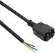 Akyga IEC C14 - IEC C14 Cable 3m Black (AK-OT-10C)