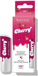 4Organic Lip Balm Cherry 5gr