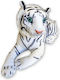 Doly Toys Plush Tiger White 39 cm