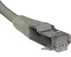Netrack F/FTP Cat.6 Καλώδιο Ethernet 10m Γκρι