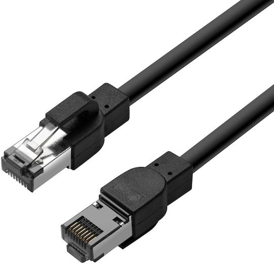 Lanview S/FTP Kat.6a Gigabit Netzwerkkabel Außenbereich Schwarz