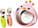 Feeding Set made of Silicone Gray 3pcs