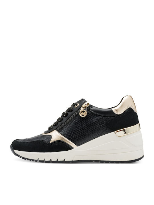 Damen Sneakers Black / Gold