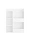 Bibliotecă pardoseală Lemn Alb 80x34x104cm
