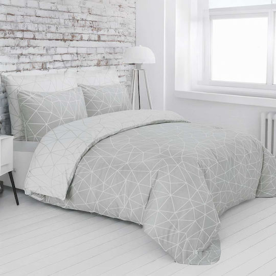 Espree Σετ Σεντόνια Υπέρδιπλα 240x270εκ. Grey (4τμχ)