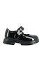Kids Anatomic Ballerinas with Hoop & Loop Closure Black