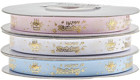 Happy Birthday Ribbon Pink