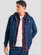 Sweatshirt with Hood Navy Blue