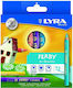 Lyra Ξυλομπογιές Ferby Triangular 12 Τεμ