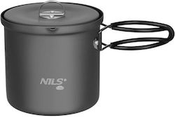 Aluminum Cooking Pot Camping Nc4202 Lid 1000ml Nils Camp