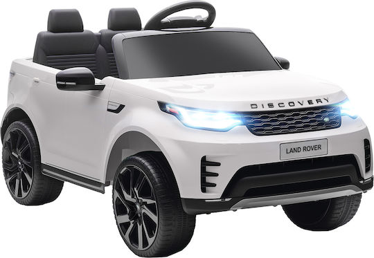 Land Rover Doppelsitzer mit Fernbedienung Lizensiert 12 Volt Weiß für 3+ Jahre