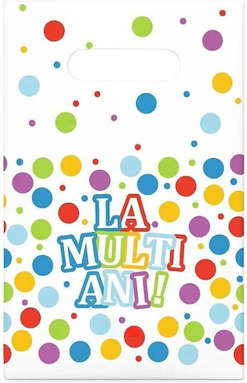 Plastik Tasche für Geschenke Bunt 16.5x25cm. 10Stück