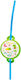 Set 10 Straws Flippy Dino Park Collection 26 X 7 Cm Cardboard Plastic Multicolor