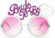 Decorative Glasses Flippy Wedding Theme Bride To Be Model Plastic Pink