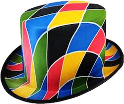 Pălărie Decorativă Flippy Parties Model În Carouri Multicoloră
