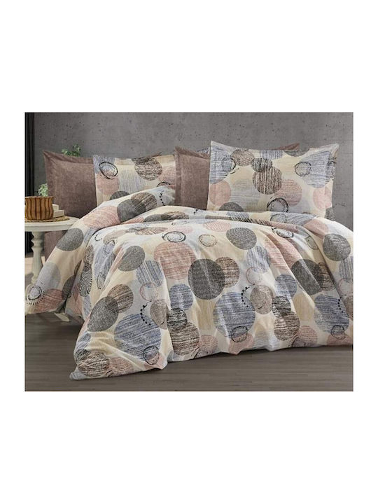 MayHome Bettbezug-Set Halb-Doppelbett mit Kissenbezug 180x240 Geometric