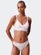 Frauen Sport-BH White mit Polsterung