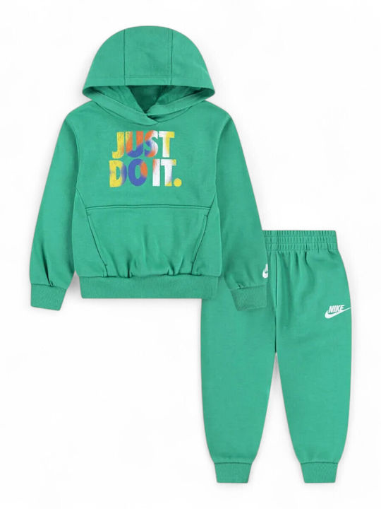 Nike Детски Комплект Анцуг Зелен 2 Бройки B Nsw