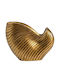 Tischdekoration Oyster 371ctf1303 28x9x23cm Gold Aberto Design Polyester