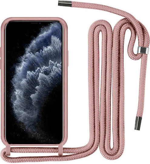 Back Cover Πλαστικό / Σιλικόνης με Λουράκι Ροζ (Galaxy A16)