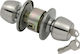 Knob Lock Key Silver