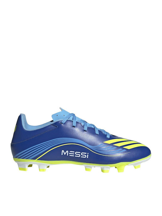 adidas F50 Messi Club Football Shoes with Cleats Blue