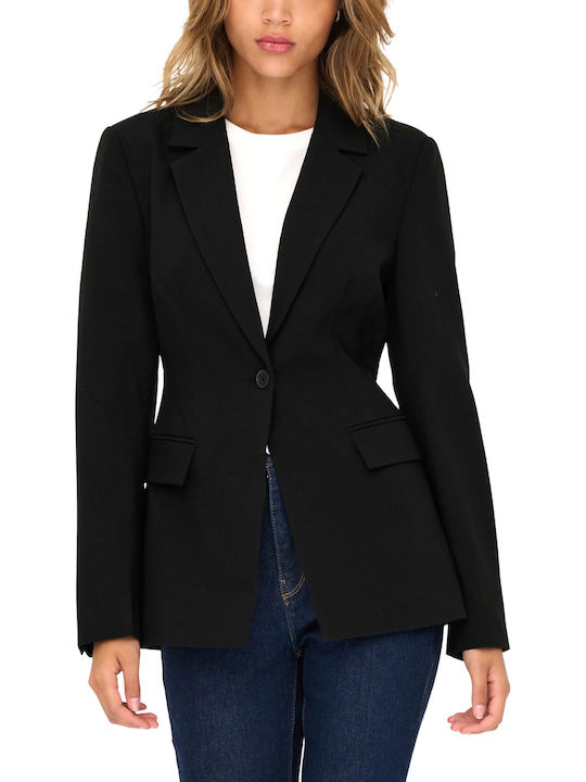 Only Raven Blazer pentru femei Sacou Black Only Raven Blazer pentru femei Sacou Black