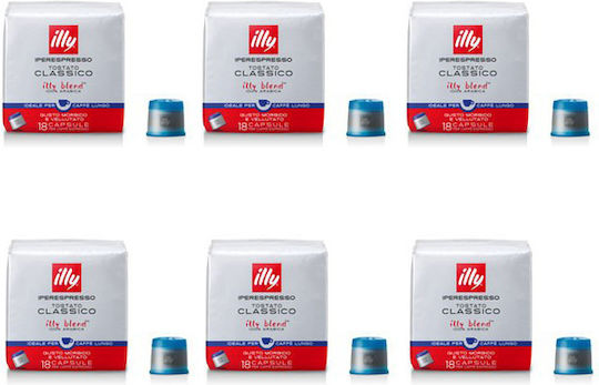 108 Капсули Illy Iperespresso Lungo Кутия 108 Бройки