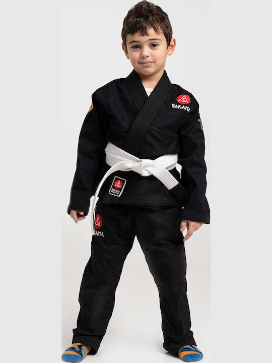 Nakama Παιδική Στολή Brazilian Jiu Jitsu Μαύρη