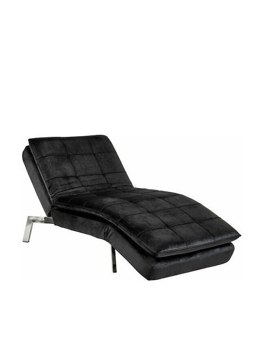 Berwyn 375 Velvet Recliner Black L157xW76xH93cm