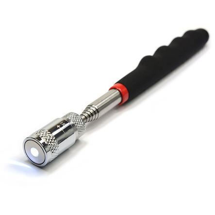 Kmt Teleskopischer Magnet mit LED-Licht Magnet Pick-Up Werkzeug