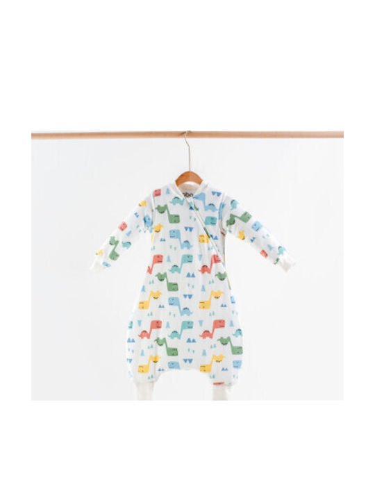 abo Winter Babyschlafsack mit abnehmbaren Ärmeln Dino