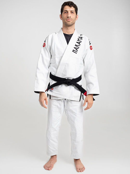 Nakama Uniform Brasilianisches Jiu Jitsu Weiß