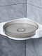 Montat pe perete Raft Baie Plastic 29x29x6cm Gri