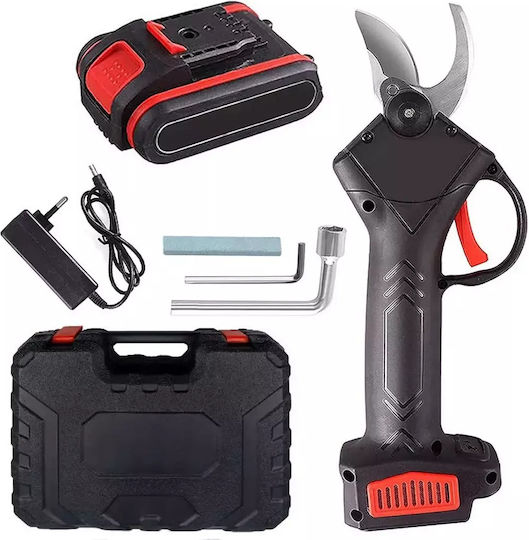 Baumschere 21V mit 1 Batterie & Maximalem Schnittdurchmesser 30mm im Transportkoffer