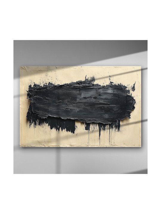 Moderner Schattenabzug – Gemälde auf Segeltuch 67 x 45cm