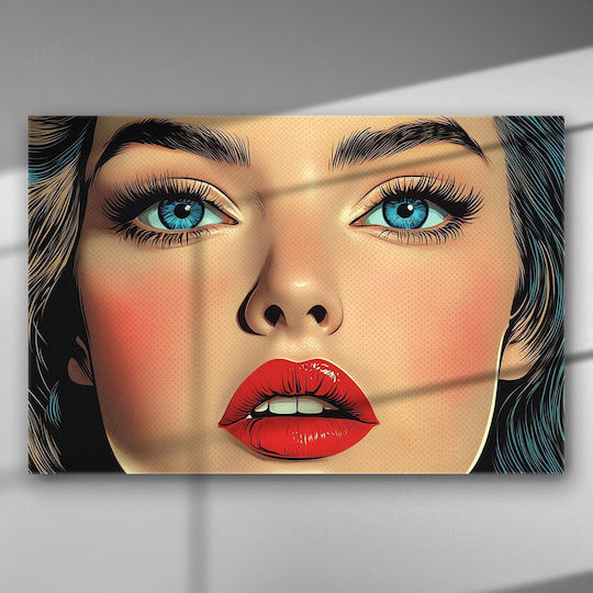 Εκφραστικό Πορτραίτο Στυλ Pop Art – Πίνακας Καμβά-100 X 67cm
