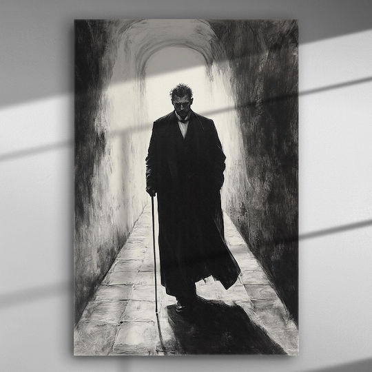 Ο Σκοτεινός Περίπατος – Πίνακας Καμβά-150 X 100cm