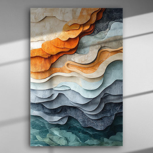 Abstract Art of Color Layers – Canvas Painting 67 X 45cm