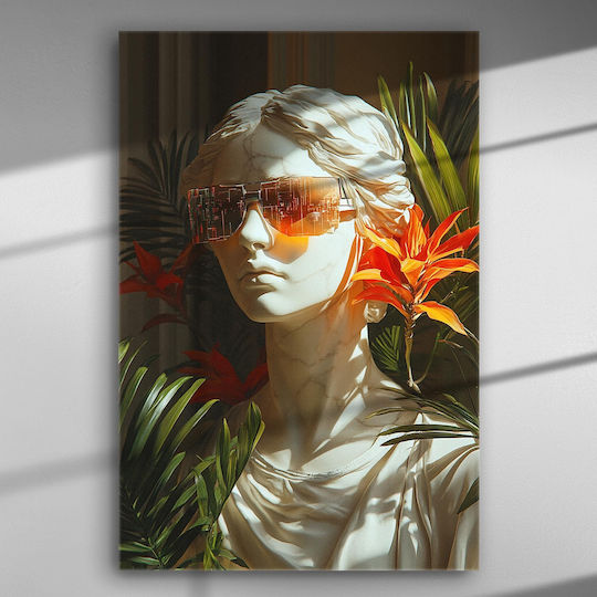 Classic Bust Modern Glasses – Canvas Painting 67 X 45cm